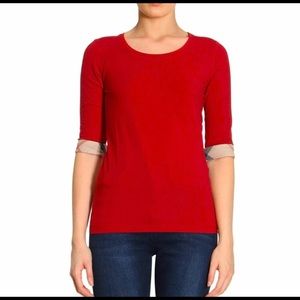 LIKE NEW! Burberry 3/4 sleeve shirt
